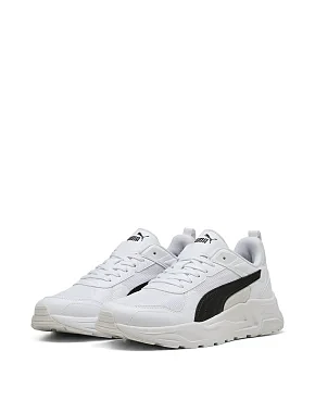 Чоловічі кросівки PUMA Trinity 2 Sneakers із штучної шкіри білі - фото 3 - Miraton