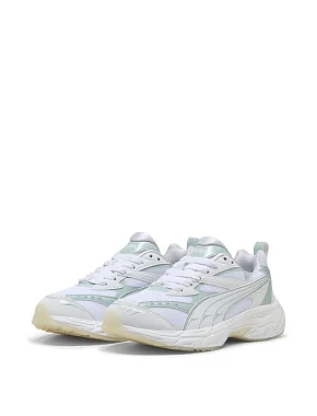 Жіночі кросівки PUMA Morphic Astro Escape Sneakers зі штучної шкіри блакитні - фото 3 - Miraton
