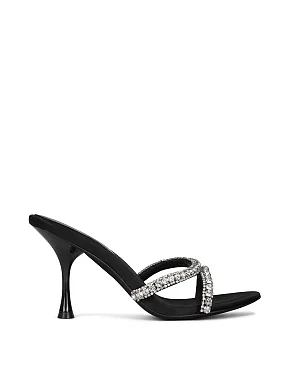 Жіночі сабо JEFFREY CAMPBELL з екошкіри чорні - фото 1 - Miraton