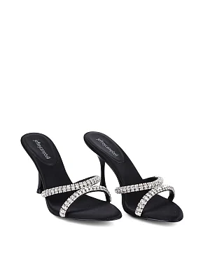 Жіночі сабо JEFFREY CAMPBELL з екошкіри чорні - фото 3 - Miraton