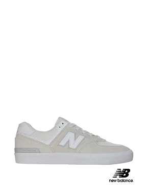 Жіночі кеди New Balance нубукові бежеві - фото 1 - Miraton