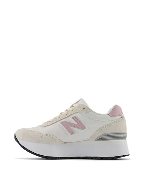 Жіночі кросівки New Balance 515 замшеві білі - фото 2 - Miraton