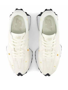 Жіночі кросівки New Balance 327 замшеві білі - фото 4 - Miraton