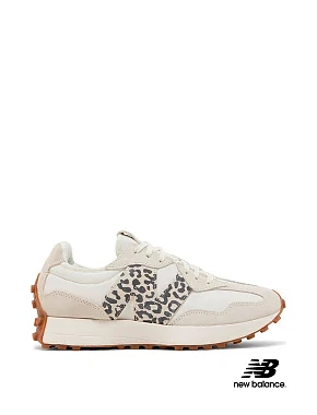 Жіночі кросівки New Balance 327 замшеві бежеві - фото 1 - Miraton