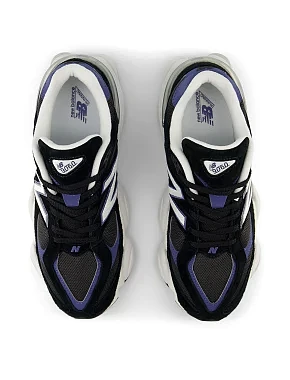 Жіночі кросівки New Balance 9060 замшеві чорні - фото 5 - Miraton