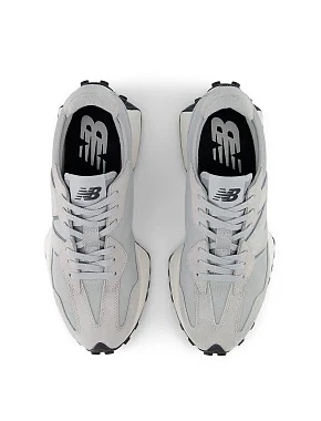 Жіночі кросівки New Balance 327 замшеві сірі - фото 4 - Miraton