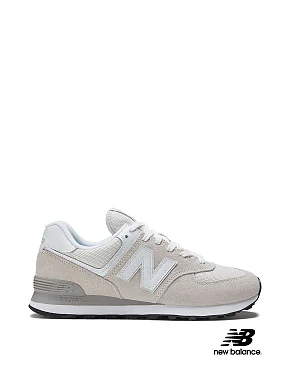 Жіночі кросівки New Balance 574 замшеві сірі - фото 1 - Miraton