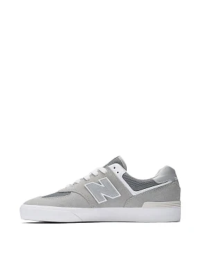 Чоловічі кеди New Balance нубукові сірі - фото 2 - Miraton