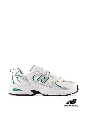 Чоловічі кросівки New Balance 530 тканинні білі - фото 1 - Miraton