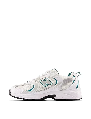 Чоловічі кросівки New Balance 530 тканинні білі - фото 2 - Miraton