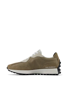 Чоловічі кросівки New Balance 327 шкіряні коричневі - фото 2 - Miraton