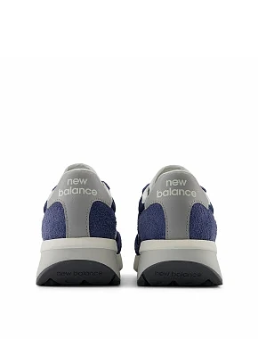 Мужские кроссовки New Balance 370 замшевые синие - фото 5 - Miraton