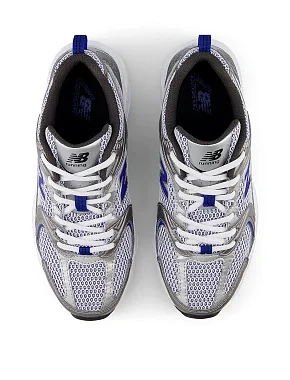 Мужские кроссовки New Balance 530 тканевые синие - фото 4 - Miraton