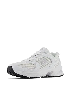 Мужские кроссовки New Balance 530 тканевые белые - фото 3 - Miraton