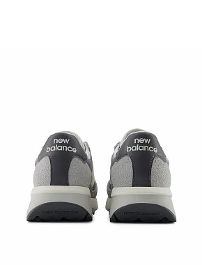 Мужские кроссовки New Balance 370 замшевые серые - фото 5 - Miraton