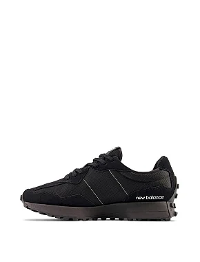 Чоловічі кросівки New Balance 327 замшеві чорні - фото 2 - Miraton