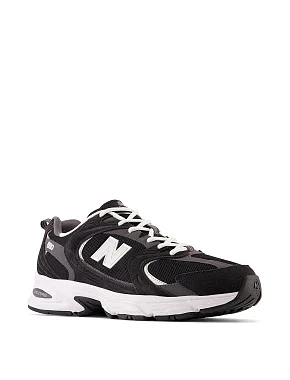 Мужские кроссовки New Balance 530 замшевые черные - фото 3 - Miraton