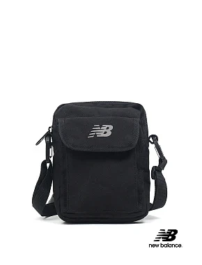 Чоловіча сумка месенджер New Balance тканинна чорна - фото 1 - Miraton