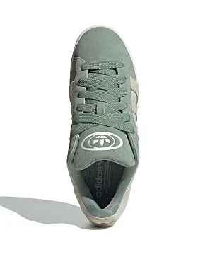 Женские кеды Adidas Campus замшевые зеленые - фото 5 - Miraton