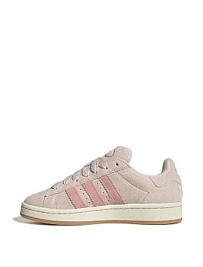 Женские кеды Adidas Campus замшевые розовые - фото 2 - Miraton