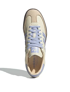 Жіночі кеди Adidas Samba OG шкіряні молочного кольору - фото 5 - Miraton