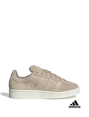 Жіночі кеди Adidas Campus 00s замшеві бежеві - фото 1 - Miraton