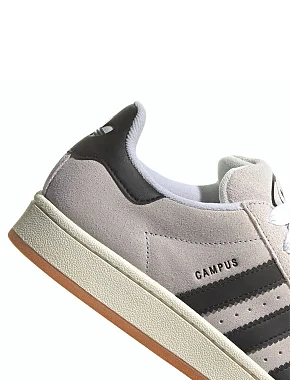 Жіночі кеди Adidas Campus замшеві чорні - фото 7 - Miraton