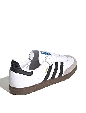 Жіночі кеди Adidas Samba шкіряні різнокольорові - фото 4 - Miraton