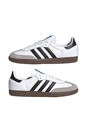 Жіночі кеди Adidas Samba шкіряні різнокольорові - фото 5 - Miraton