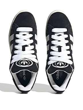 Женские кеды Adidas Campus замшевые черные - фото 5 - Miraton