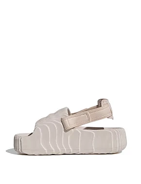 Жіночі сандалі Adidas Adilette 22 XLG гумові бежеві - фото 2 - Miraton