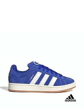 Чоловічі кеди Adidas Campus замшеві сині - фото 1 - Miraton
