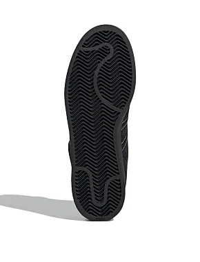 Чоловічі кеди Adidas Superstar II замшеві чорні - фото 6 - Miraton