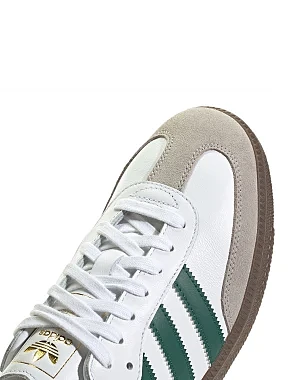 Чоловічі кеди Adidas Samba шкіряні білі - фото 7 - Miraton