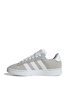 Чоловічі кеди Adidas Grand Court Alpha замшеві сірі - фото 2 - Miraton