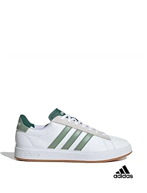 Чоловічі кеди Adidas Grand Court 20 із штучної шкіри білі - фото 1 - Miraton