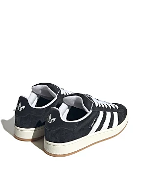 Чоловічі кеди Adidas Campus замшеві чорні - фото 4 - Miraton