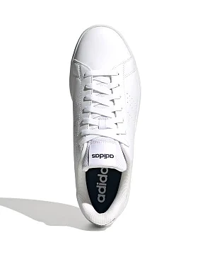 Чоловічі кеди Adidas Advantage Base 20 з екошкіри білі - фото 5 - Miraton