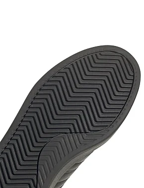 Чоловічі кеди Adidas Grand Court Cloudfoam Comfort з екошкіри чорні - фото 8 - Miraton