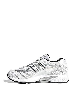 Чоловічі кросівки Adidas Temper Run 20 із екошкіри срібного кольору - фото 2 - Miraton
