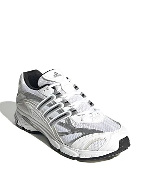 Чоловічі кросівки Adidas Temper Run 20 із екошкіри срібного кольору - фото 3 - Miraton