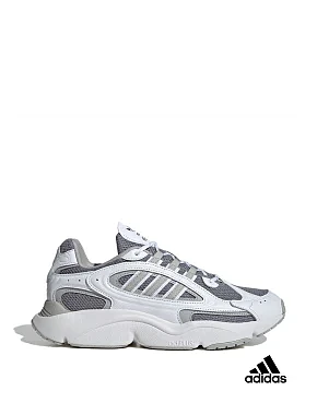 Чоловічі кросівки Adidas OZMILLEN з екошкіри білі - фото 1 - Miraton