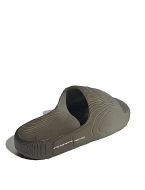 Мужские шлепанцы Adidas Adilette 22 резиновые серые - фото 4 - Miraton