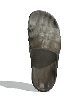 Мужские шлепанцы Adidas Adilette 22 резиновые серые - фото 5 - Miraton