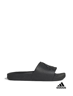 Мужские шлепанцы Adidas Adilette Aqua резиновые черные - фото 1 - Miraton