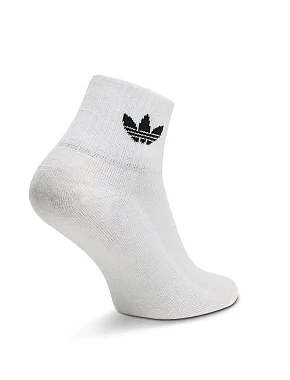 Короткі шкарпетки Adidas тканинні білі - фото 3 - Miraton