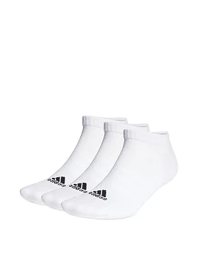 Короткі шкарпетки Adidas тканинні білі - фото 1 - Miraton