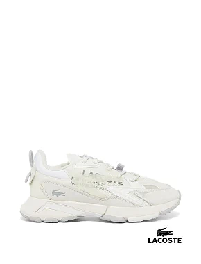 Женские кроссовки Lacoste кожаные белые - фото 1 - Miraton