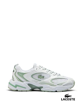 Жіночі кросівки Lacoste шкіряні білі - фото 1 - Miraton