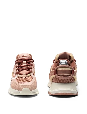 Жіночі кросівки Lacoste L003 Neo велюрові рожеві - фото 5 - Miraton